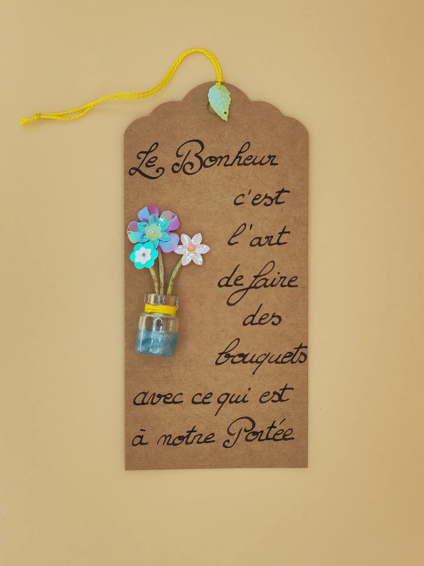 Signet "Le Bonheur..."